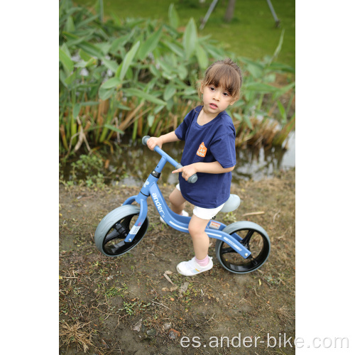 bicicleta de equilibrio con marco de acero para niños